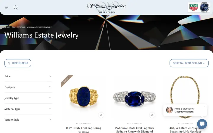 /collections/designers-williams-estate-jewelry — Williams Jewelers of Cherry Creek North