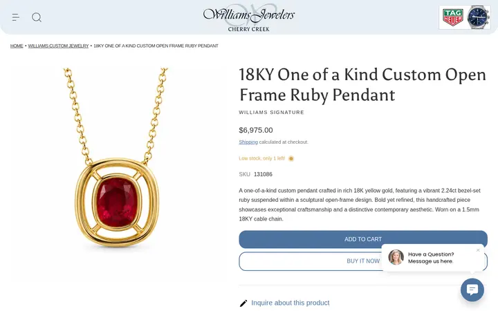 /collections/designers-williams-custom-jewelry/products/18ky-ruby-pendant — Williams Jewelers of Cherry Creek North