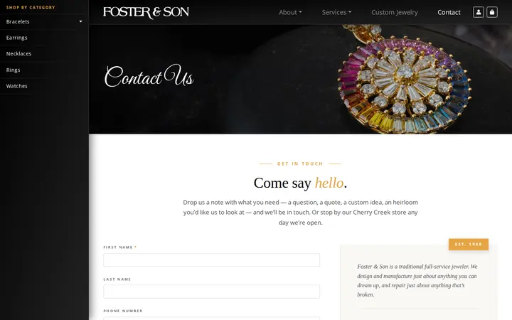 /Contact-Foster-Son-Jewelers-Cherry-Creek — Foster & Son Fine Jewelry