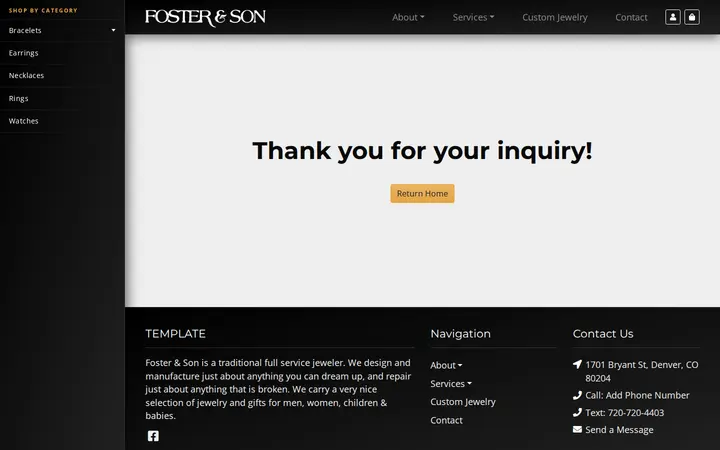 /Thank-You — Foster & Son Fine Jewelry