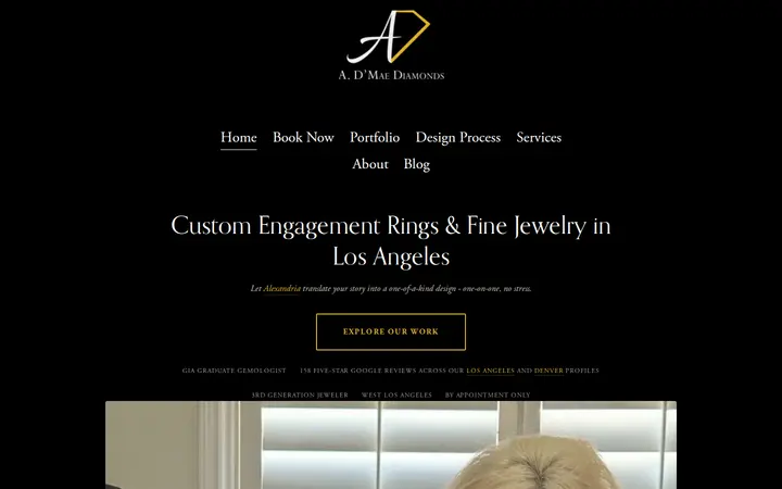 Website of A. D'Mae Diamonds