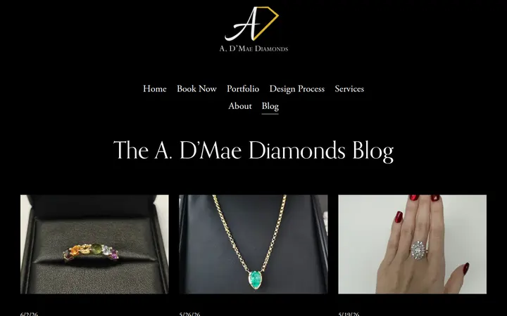 /blog — A. D'Mae Diamonds