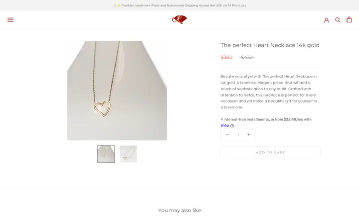 /collections/new-arrivals/products/the-perfect-heart-necklace-14k-gold — Joyeria El Ruby