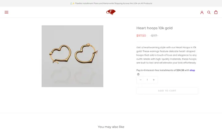 /collections/new-arrivals/products/heart-hoops-10k-gold — Joyeria El Ruby