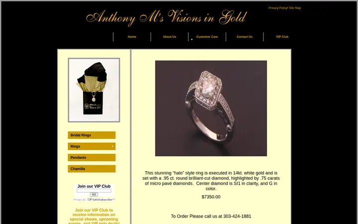 /Shopping/inventory%20pages/bridal%20rings/gc-57.html — Anthony M's Visions In Gold