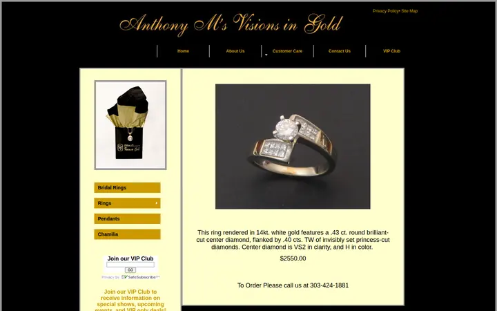 /Shopping/inventory%20pages/bridal%20rings/r-37.html — Anthony M's Visions In Gold