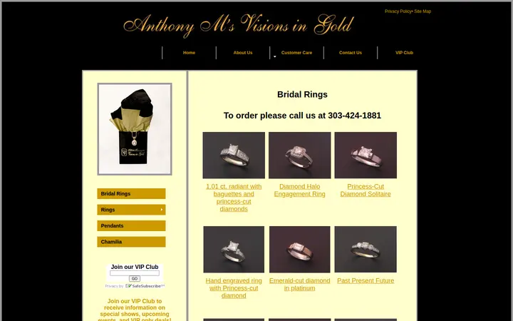 /Shopping/bridal%20rings.html — Anthony M's Visions In Gold