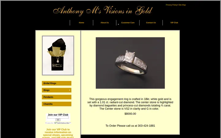 /Shopping/inventory%20pages/bridal%20rings/abell.html — Anthony M's Visions In Gold
