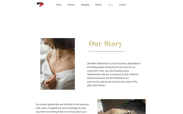 /about — Jewelfire Diamonds Olde Town
