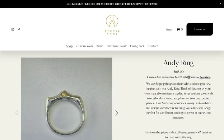 /shop/p/andy-ring — Stevie Anne Jewelry Inc