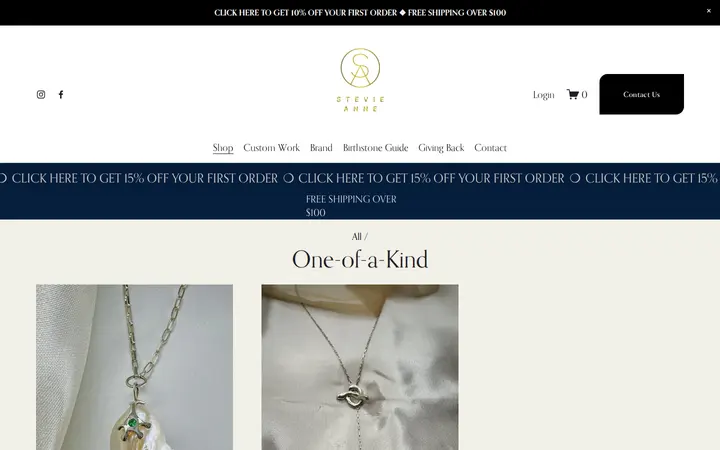 /shop/one-of-a-kind — Stevie Anne Jewelry Inc