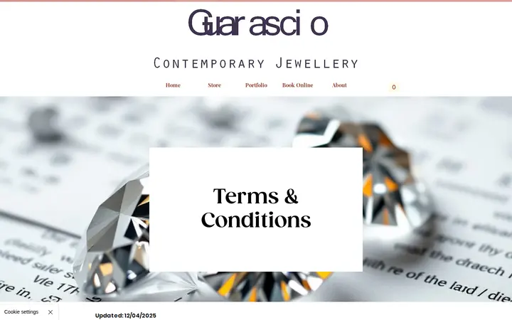 /terms-conditions — Guarascio Jewelry