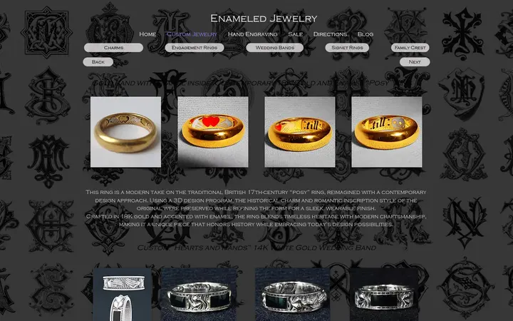 /enameled-jewelry — Custom Jewelry and Hand Engraving