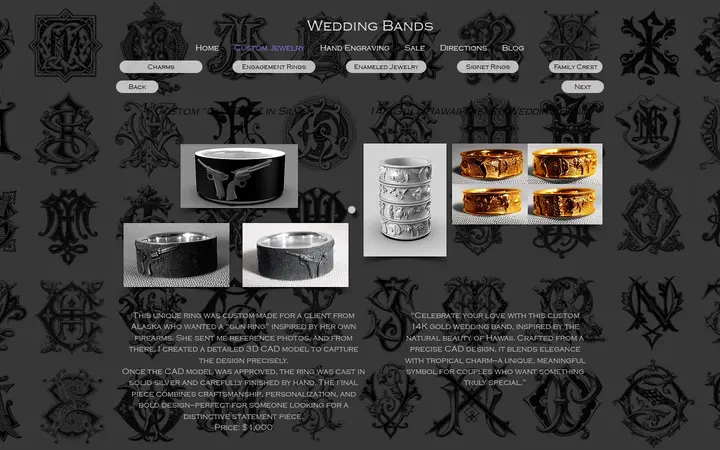 /custom-wedding-bands — Custom Jewelry and Hand Engraving