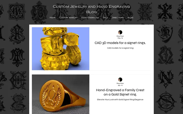/custom-jewelry-blog/tags/personalized-ring-designs — Custom Jewelry and Hand Engraving