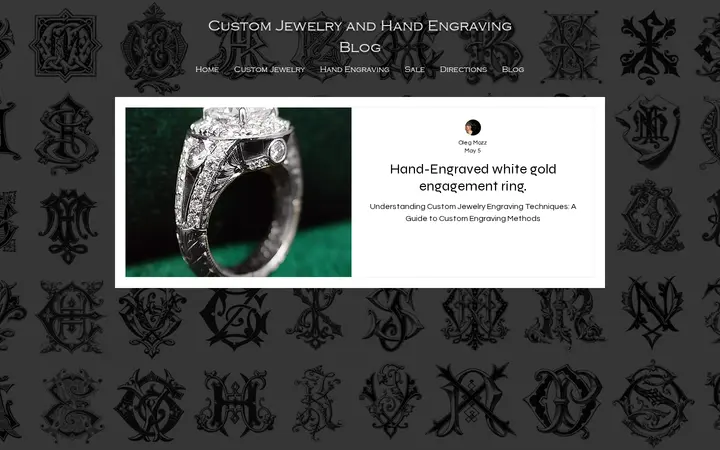 /custom-jewelry-blog/tags/personalized-jewelry-craft — Custom Jewelry and Hand Engraving