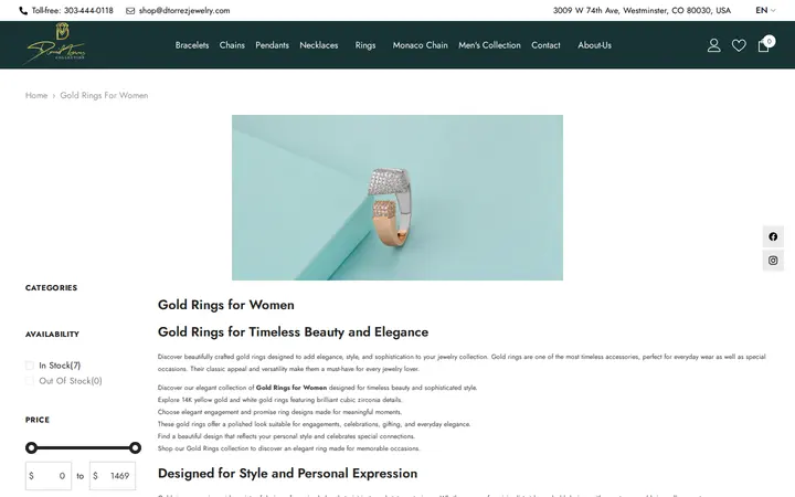 /collections/gold-rings — Daniel Torrez Jewelry