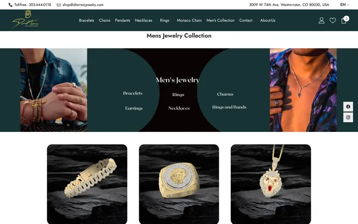 /pages/mens-jewelry-collection — Daniel Torrez Jewelry