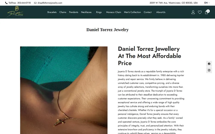 /pages/about-us — Daniel Torrez Jewelry