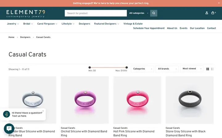 /brands/casual-carats — Element 79 Contemporary Jewelry