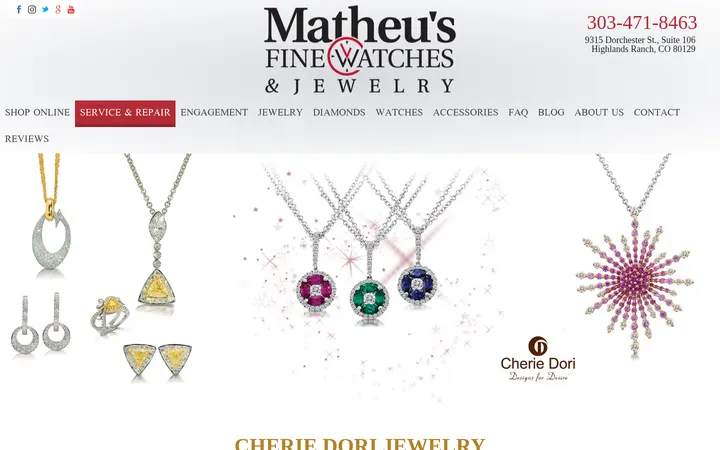 /cherie-dori-jewelry — Matheu's Fine Watches & Jewelry