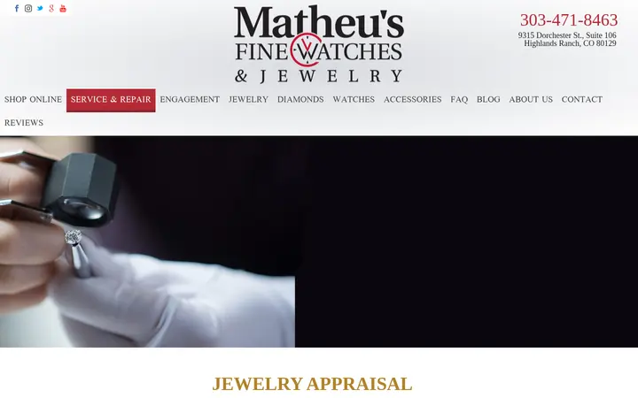 /jewelry-appraisal — Matheu's Fine Watches & Jewelry