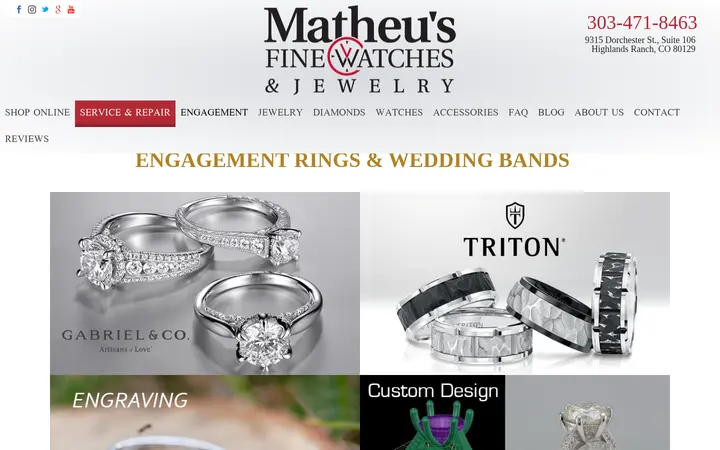 /engagement-rings — Matheu's Fine Watches & Jewelry
