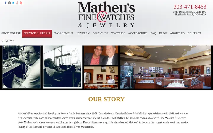 /the-matheus-story — Matheu's Fine Watches & Jewelry