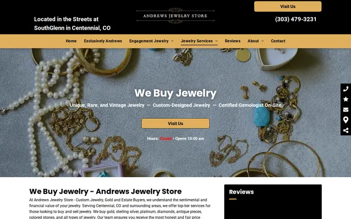 /we-buy-jewelry — Andrews Jewelry Store - Custom Jewelry, Gold and Estate Buyers