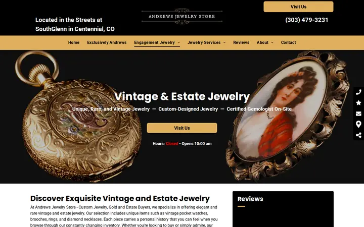 /vintage-and-estate-jewelry — Andrews Jewelry Store - Custom Jewelry, Gold and Estate Buyers