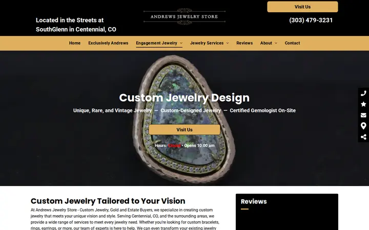 /custom-jewelry — Andrews Jewelry Store - Custom Jewelry, Gold and Estate Buyers