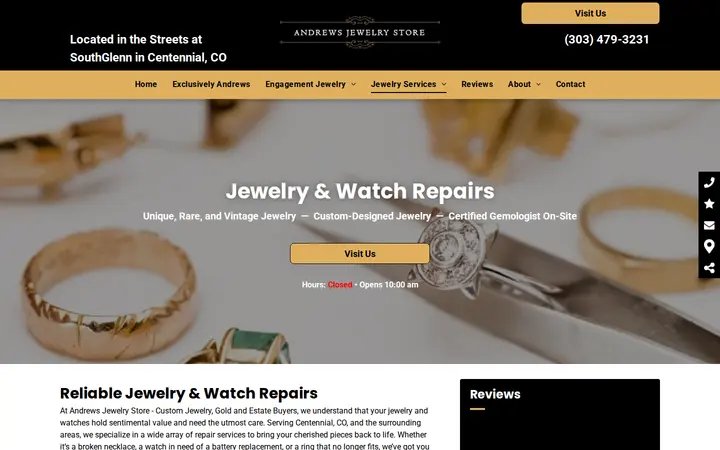 /jewelry-and-watch-repairs — Andrews Jewelry Store - Custom Jewelry, Gold and Estate Buyers