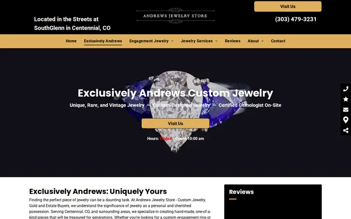 /exclusively-andrews — Andrews Jewelry Store - Custom Jewelry, Gold and Estate Buyers