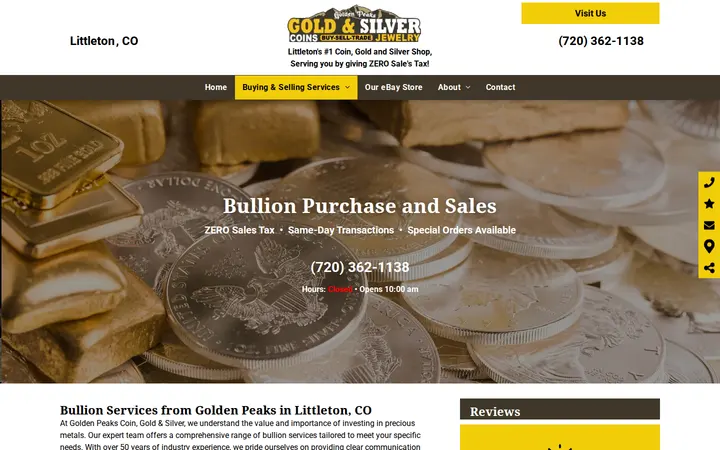 /bullion — Golden Peaks Coin, Gold & Silver
