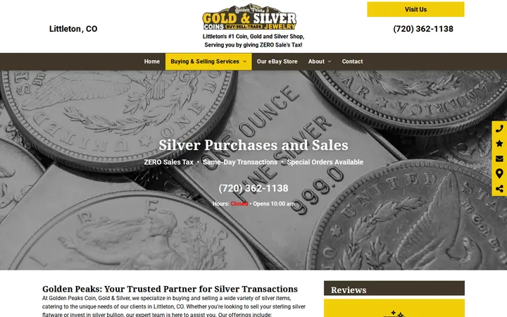 /silver — Golden Peaks Coin, Gold & Silver