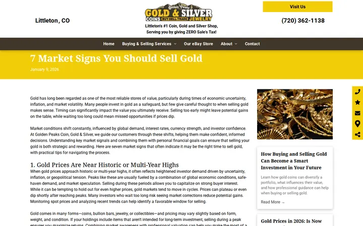 /7-market-signs-you-should-sell-gold — Golden Peaks Coin, Gold & Silver