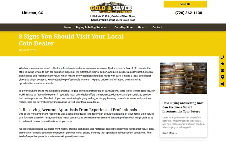 /8-signs-you-should-visit-your-local-coin-dealer — Golden Peaks Coin, Gold & Silver