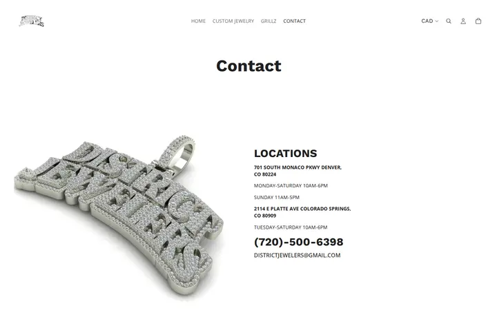 /pages/contact — District Jewelers