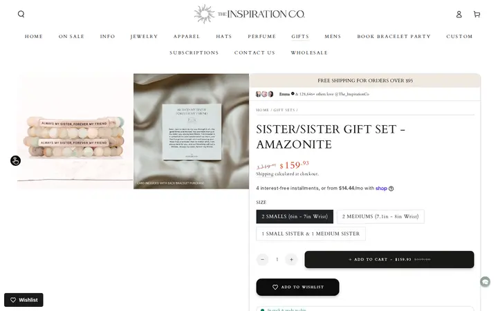 /collections/gift-packs/products/sister-sister-gift-set-amazonite — The Inspiration Co. at Cherry Creek