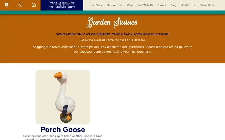 /product-category/garden-statues — Park Hill Treasures