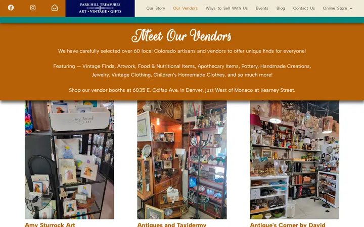 /our-vendors — Park Hill Treasures