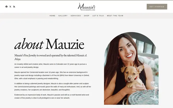/about — Mauzie's Fine Jewelry