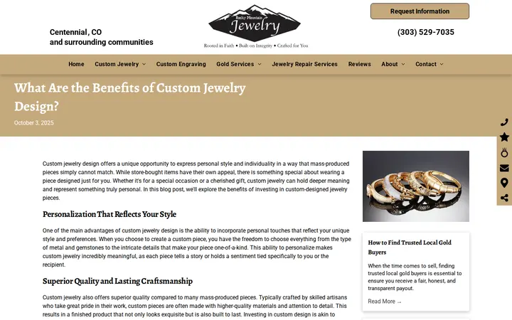 /what-are-the-benefits-of-custom-jewelry-design — Rocky Mountain Custom Jewelry