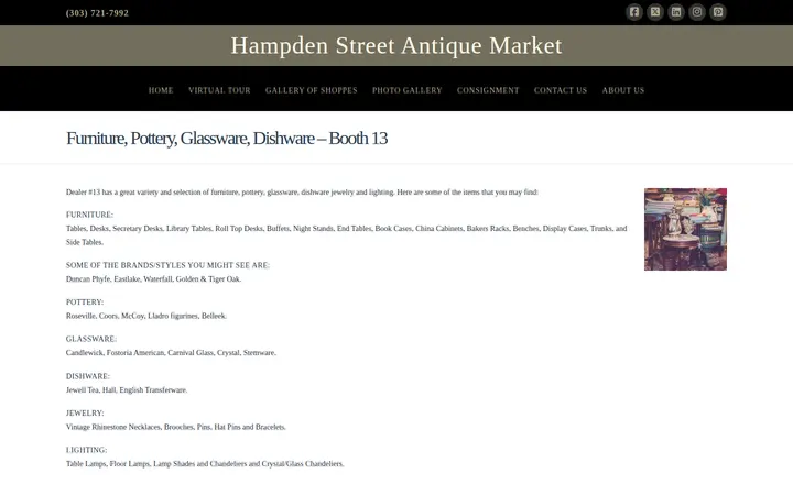 /furniture-pottery-glassware-booth-13 — Hampden Street Antique Market