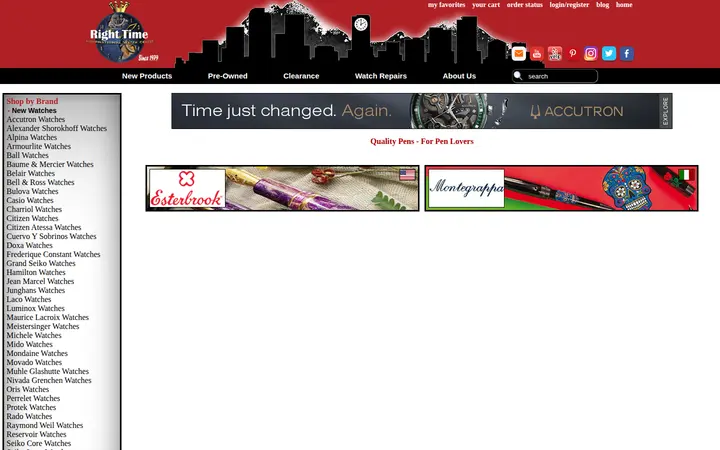/rt/pens.htm — Right Time Watches & Jewelry