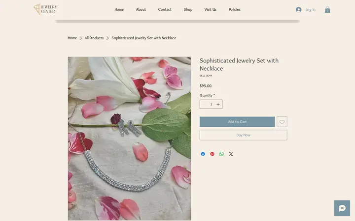 /product-page/sophisticated-jewelry-set-with-necklace-2 — Jewelry Center