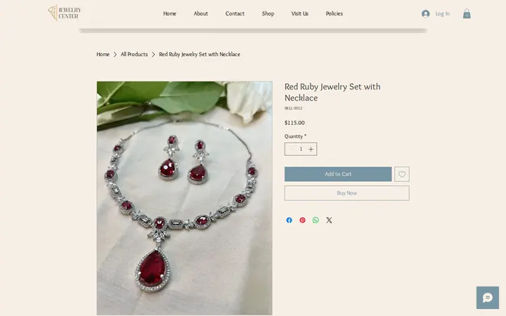 /product-page/red-ruby-jewelry-set-with-necklace — Jewelry Center