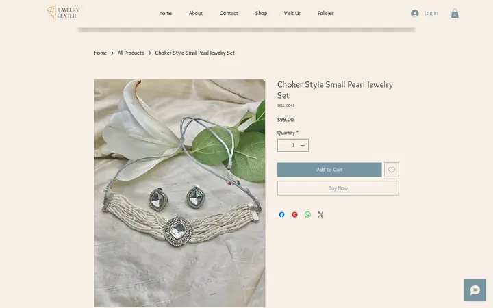 /product-page/choker-style-small-pearl-jewelry-set — Jewelry Center