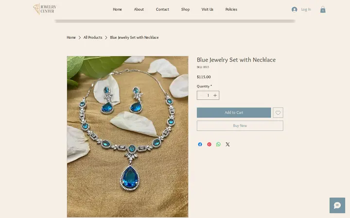 /product-page/blue-jewelry-set-with-necklace — Jewelry Center