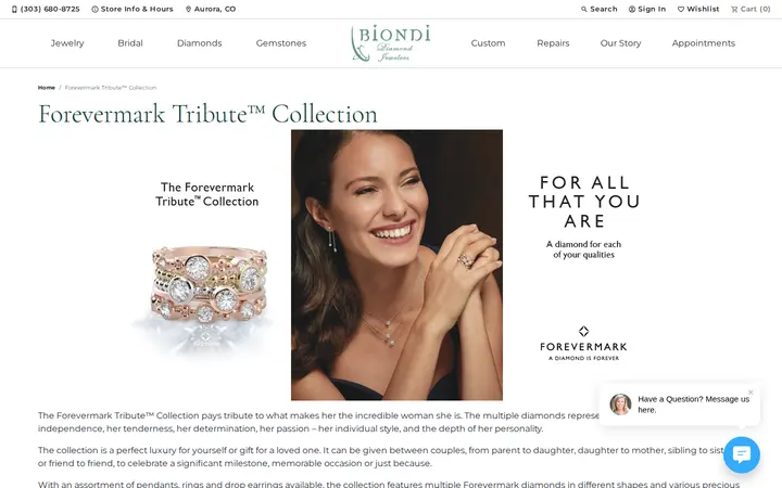 /pages/forevermark-tribute-collection — Biondi Diamond Jewelers